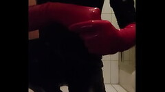 Today is it Red / Red Latex Gloves dreamofevolutionvip Thumb