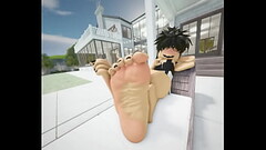 CNP teases her roblox toes Thumb