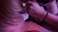 Crazy blowjob from masked freak Thumb