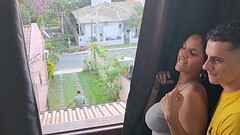 O marido deu uma bobeada enquanto cortava grama eu aproveitei pra dar escondido Thumb
