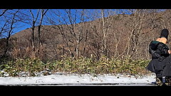 雪原でドリチンをぶらぶら～気温は 0℃　風がないのでさほど寒くは感じられませんでした Thumb