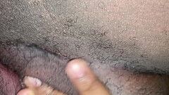 rubbing my clit (unshaven) Thumb