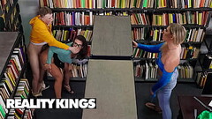 Mandy Waters The Librarian Takes Care Of The Books And Horny Students Like Jimmy Michaels - REALITY  Thumb