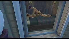 Couple of girls sneakily fuck in their room Thumb