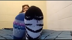 Step sister sock removal Thumb