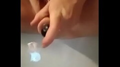 This vibrator feels so good inside my pussy Thumb