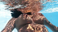 Sensational Venezuelan in Poolside Swim Session Thumb