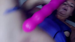 Mommy playing with the dildo Thumb