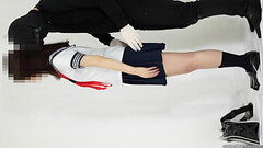 Man touching teen'_s butt in uniform Thumb