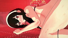 Yor Forger - Titjob and ass humping - 3D Japanese Hentai Thumb