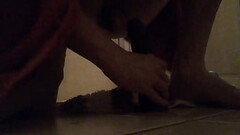 In the shower Thumb