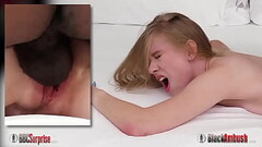 BBCSurprise - 19yo Tiny Titty Mella Fucks 1st Biggest BBC Ever! Thumb