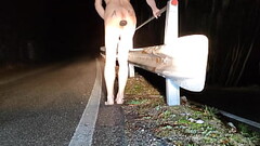 aliceslave slut again with dildo in the rain Thumb