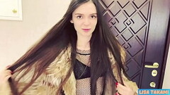 Stunning Luxury Escort Takes A Massive Cumshot On Her Gucci Boots - Lisa Takami Thumb