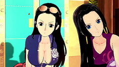 KOIKATSU, Nami Boa Hancock Nico Robin ONEPIECE hentai videos have sex blowjob handjob horny and cums Thumb
