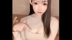 Fingering the tits. Thumb