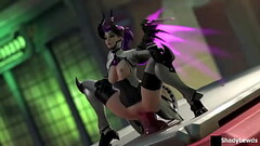 Mercy Riding A Big Dildo (With Sound) Thumb