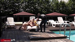 BTS of the scene: First anal ever 0% pussy for this New girl, she'_s love huge cock when it dest Thumb