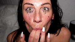 BIG CUM LOADS ON TINY TEENS - Sperm Drenched Faces Compilation Thumb